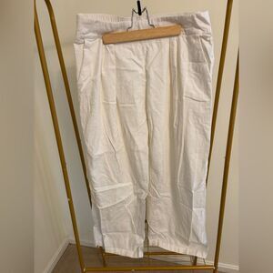 Abercrombie and Fitch wide leg linen trousers